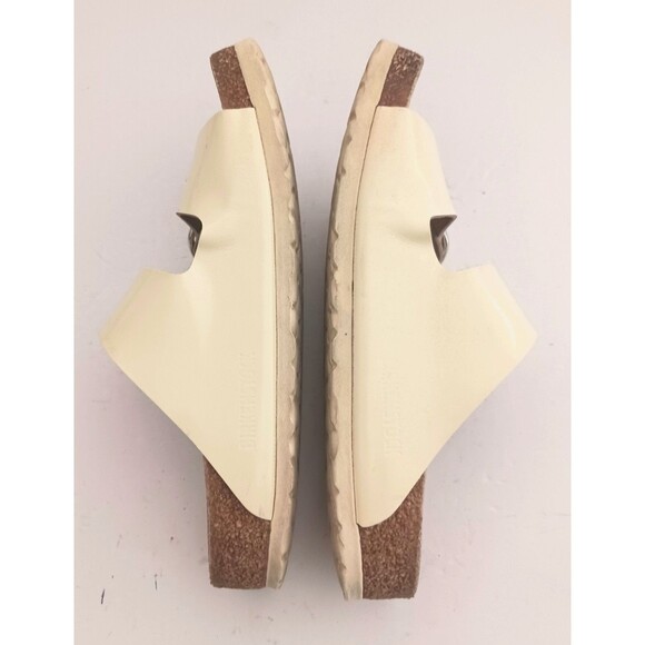 Birkenstock Arizona Big Buckle Vanilla Low Shine 37 US 6-6.5 Reg Made Germany - Picture 7 of 10